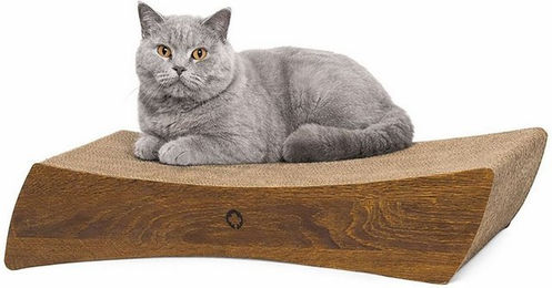 Canadian Cat Company Kratzbrett PULSAR für Katzen aus Kratzpappe in Braun – Bild 1 von 4