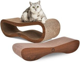 Canadian Cat Company Kratzpappe Set Orbit und Satellite 2.0 für Katzen in Walnuss Braun – Bild 1 von 13