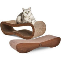 Produktbild von Canadian Cat Company Kratzpappe Set Orbit und Satellite 2.0 für Katzen in Walnuss Braun