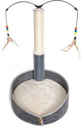 Canadian Cat Company Kratzsäule Bella aus Sisal in Grau – Bild 1 von 3