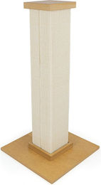 Canadian Cat Company Kratzsäule Kenny beige mit Sisal 40 x 40 x 84 cm – Bild 1 von 13