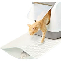 Produktbild von Canadian Cat Company Toilettenvorleger Zaubermatte aus Kunststoff Weiß Größe S