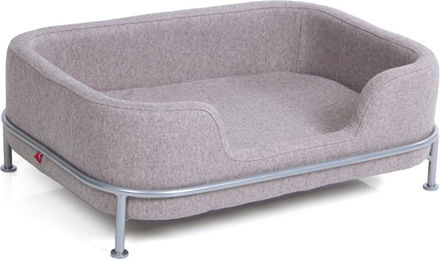 Produktbild von Canadian Cat Company Windsor Katzenbett aus Polyester Grau L 68 x B 47,5 x H 25,5 cm