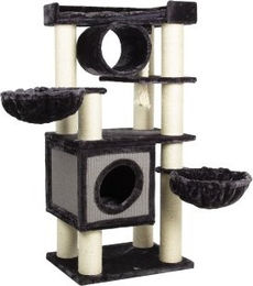 Canadian Cat Company XXL Kratzbaum Victoria 2 für schwere Katzen in Grau mit Sisal – Bild 1 von 3