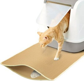 Canadian Cat Company Zaubermatte Katzenstreu Auffangmatte für Katzen Beige Small - 1 Stk. – Bild 1 von 13