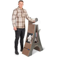 Produktbild von CanadianCat Company Design-Kratzmöbel Eiffelturm Kratzbaum aus Filz 78 x 33 x 125 cm