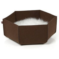 Produktbild von CanadianCat Company Filzlounge AVA Katzenbett aus Filz Braun Größe L