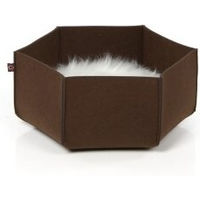 Produktbild von CanadianCat Company Filzlounge AVA Katzenbett aus Filz Braun Größe M