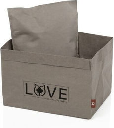 CanadianCat Company Katzenbett aus Papier Grau 45 x 35 x 35 cm – Bild 1 von 11