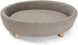 CanadianCat Company Katzenbett Derby Designer-Katzensofa aus Holz in Grau XL – Bild 1 von 6