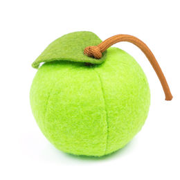CanadianCat Company Katzenkissen Grüner Apfel mit Catnip handgefertigtes Stoff-Spielzeug für Katzen – Bild 1 von 4