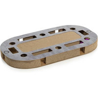 Produktbild von CanadianCat Company Katzenspielplatz PlayPlate Intelligenzspielzeug Kratzbrett aus Kratzpappe