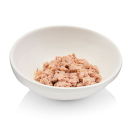 CanadianCat Company Keramik Futternapf für Katzen in Weiß - 250 ml – Bild 1 von 9