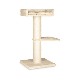 Produktbild von CanadianCat Company Kratzbaum Barnie XXL in Beige mit Sisalstamm für große Katzen 60 x 75 x 118 cm
