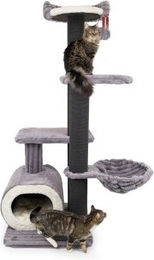 CanadianCat Company Kratzbaum Barrie Katzenmöbel Grau mit Sisal 68 x 68 x 188 cm – Bild 1 von 13