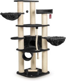 CanadianCat Company Kratzbaum Dawson XL Katzenkratzbaum mit Sisalstämmen in Anthrazit und Beige – Bild 1 von 5