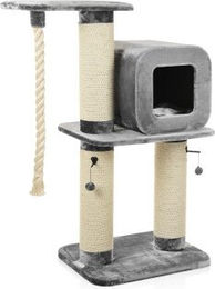 CanadianCat Company Kratzbaum Kingston grau mit Sisal-Kratzstämmen – Bild 1 von 12