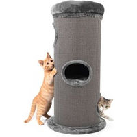 Produktbild von CanadianCat Company Kratzbaum Olivia Grau mit Sisal 40 x 40 x 100 cm