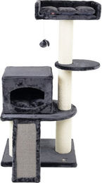 CanadianCat Company Kratzbaum Riley für Katzen anthrazit Grau mit Sisal 65 x 45 x 135 cm – Bild 1 von 13