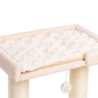 Produktbild von CanadianCat Company Kratzbaum Ryan beige mit Schlafhöhle und Sisal ca. 65 x 55 x 70 cm