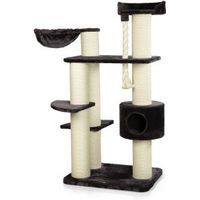Produktbild von CanadianCat Company Kratzbaum XXL Brockville für Katzen in Anthrazit mit Sisalsäulen 130 x 88 x 163 cm