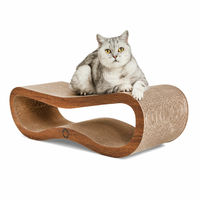 Produktbild von CanadianCat Company Kratzbrett Orbit 2.0 XXL Kratzmöbel für Katzen Braun mit Katzenminze
