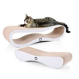 CanadianCat Company Kratzbrett Set Orbit und Satellite 2.0 aus Kratzpappe Grau XXL – Bild 1 von 2