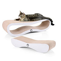 Produktbild von CanadianCat Company Kratzbrett Set Orbit und Satellite 2.0 aus Kratzpappe Grau XXL