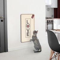 Produktbild von CanadianCat Company Kratzmatte aus Sisal für Katzen beige 80x40cm mit Wandbefestigung