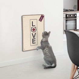 CanadianCat Company Kratzmatte für Katzen beige 40x60cm mit Wandbefestigung – Bild 1 von 5