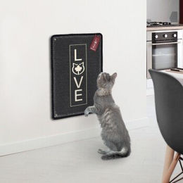 CanadianCat Company Kratzmatte für Katzen Grau 40x60 cm mit Wandbefestigung – Bild 1 von 6