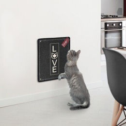 CanadianCat Company Kratzmatte für Katzen Grau 50x40 cm mit Wandbefestigung – Bild 1 von 7