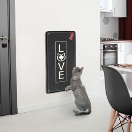 CanadianCat Company Kratzmatte für Katzen Grau 80x40cm mit Wandbefestigung – Bild 1 von 6