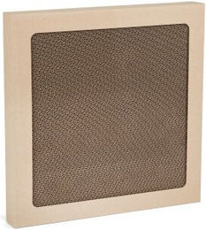 CanadianCat Company Kratzpappe Kratzbrett Tom für Katzen Braun 34 x 34 x 4 cm – Bild 1 von 12