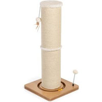 Produktbild von CanadianCat Company Kratzstamm Carla Kratzsäule für Katzen mit Spielschiene braun beige