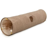 Produktbild von CanadianCat Company XXL Katzenhöhle Tunnel aus Plüsch beige