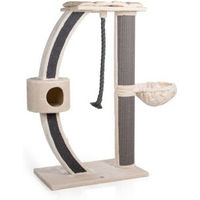 Produktbild von CanadianCat Company XXL Kratzbaum Granville für große Katzen beige grau mit Sisal ca. 157 x 60 x 170 cm
