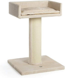 CanadianCat Kratzbaum Residenz XXL für Katzen, beige, Plüsch und Sisal, 60 x 60 x 90 cm – Bild 1 von 1