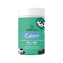 Produktbild von Candid Tails Calm+ CBD Funktionssnack hypoallergen und zuckerfrei 150g