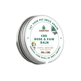 Produktbild von Candid Tails CBD Balsam zur Pfotenpflege für Hunde und Katzen 30ml