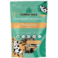 Produktbild von Candid Tails Mobility+ CBD Funktionssnacks für Hunde unter 15 kg 50 Stück