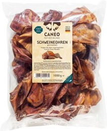 Produktbild von Caneo Schweineohren Monoprotein Naturkaukartikel für Hunde 1 kg - 1 kg