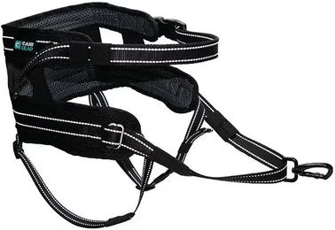Cani Gear Olympia Hundegeschirr Schwarz mit atmungsaktivem Mesh-Futter – Bild 1 von 9