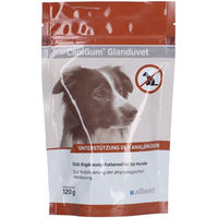 Produktbild von CaniGum Glanduvet Leckerli zur Unterstützung der Magen-Darm-Verdauung mit Probiotika 120 Stück