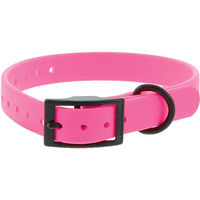 Produktbild von Canihunt Ctech Hundehalsband aus Biothane mit doppelter Schnalle wasserfest Rosa