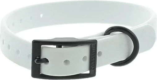 Canihunt Hundehalsband aus Biothane mit Doppelschnalle weiß waterproof 60 cm – Bild 1 von 4