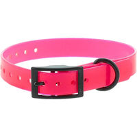 Produktbild von Canihunt Hundehalsband Rosa aus Polyester wasserfest mit doppelter Schnalle 45 cm