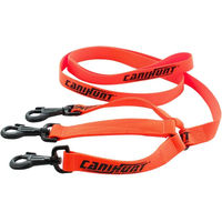 Produktbild von Canihunt Hunter First Hundeleine mit integriertem Dreifachversteller aus Polyester in Orange Schwarz 150 cm - 150 cm