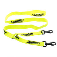 Produktbild von Canihunt Hunter Hundeleine als Doppelleine aus Polyester mit integriertem Verbinder 150 cm