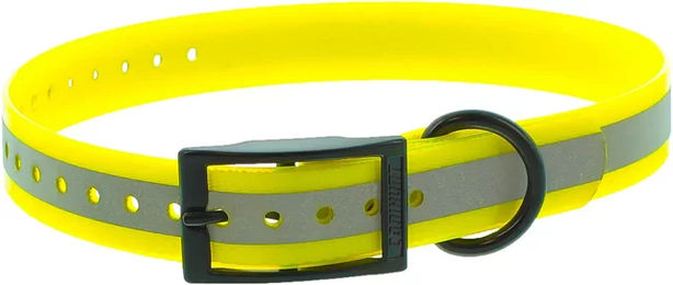 Produktbild von Canihunt Reflektierendes Hundehalsband aus Polyester Gelb Waterproof